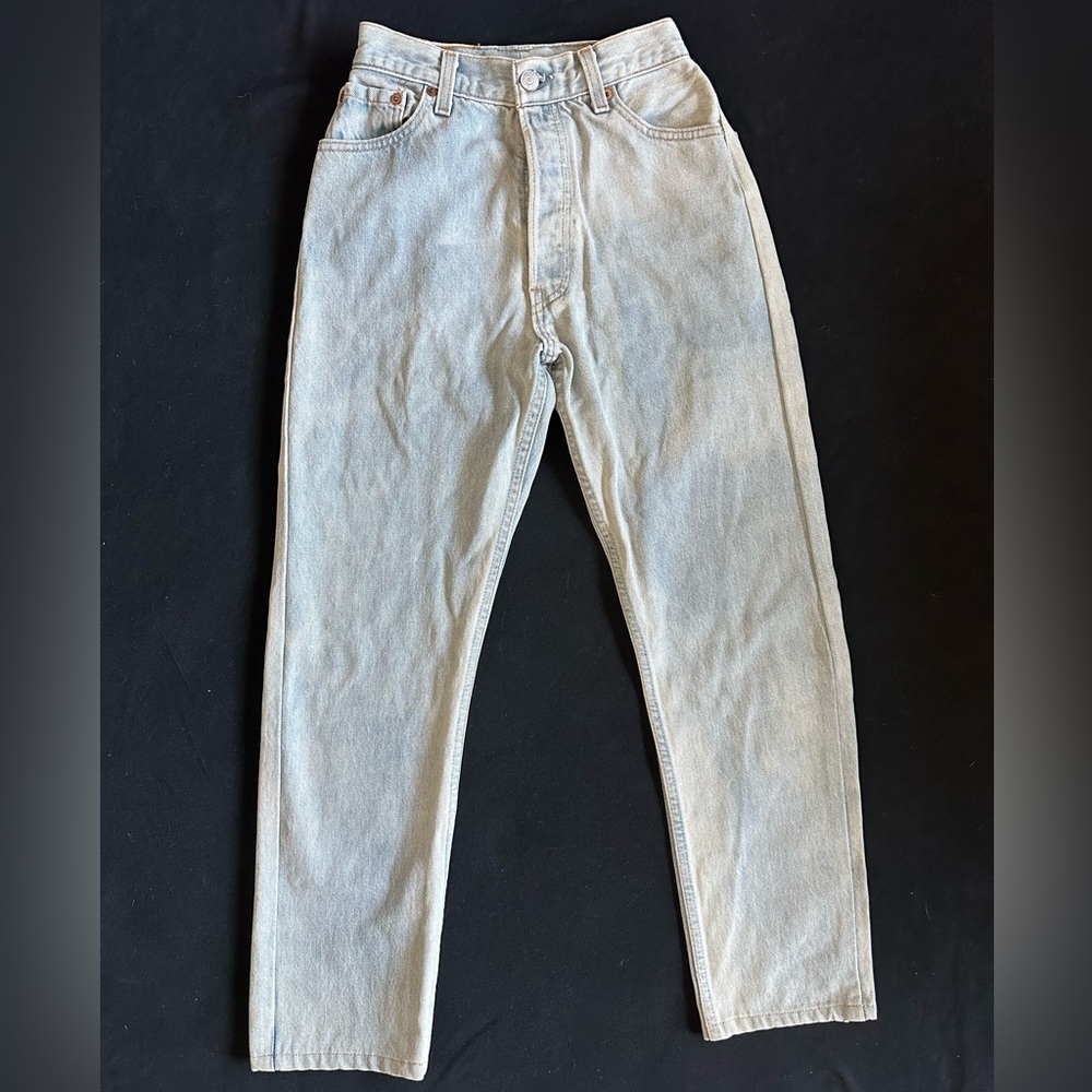 Levi’s 501 Altered vintage jeans  23 x 27 ankle Casual Straight Fit